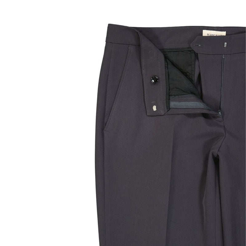 Pantalons Croppés Gray Elastane pour Femmes - BLANCA VITA
