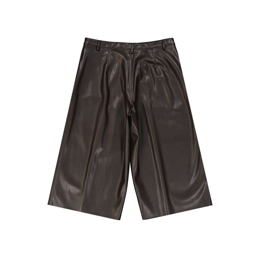 BLANCA VITA Bermuda Shorts en Polyéthylène Marron pour Femmes