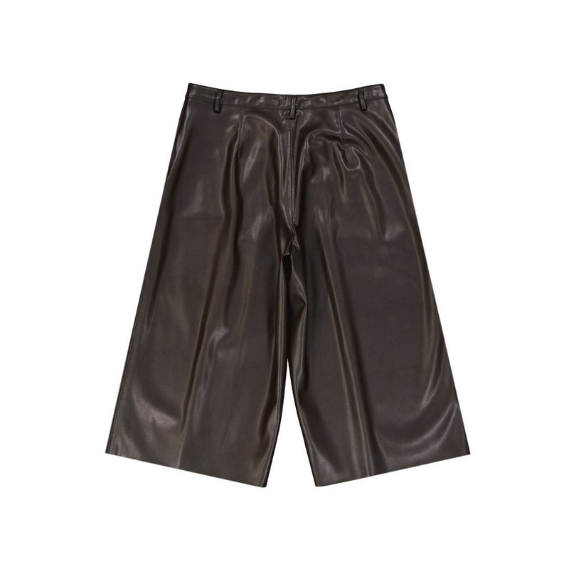 BLANCA VITA Bermuda Shorts en Polyéthylène Marron pour Femmes
