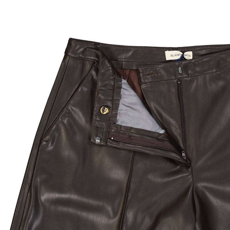 BLANCA VITA Bermuda Shorts en Polyéthylène Marron pour Femmes