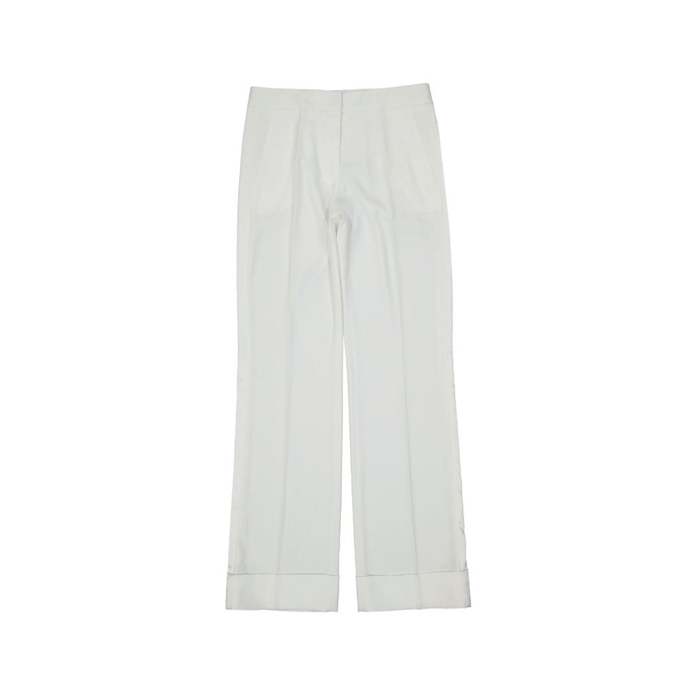 Pantalons Casual Blanc en Polyester pour Femmes - BLANCA VITA