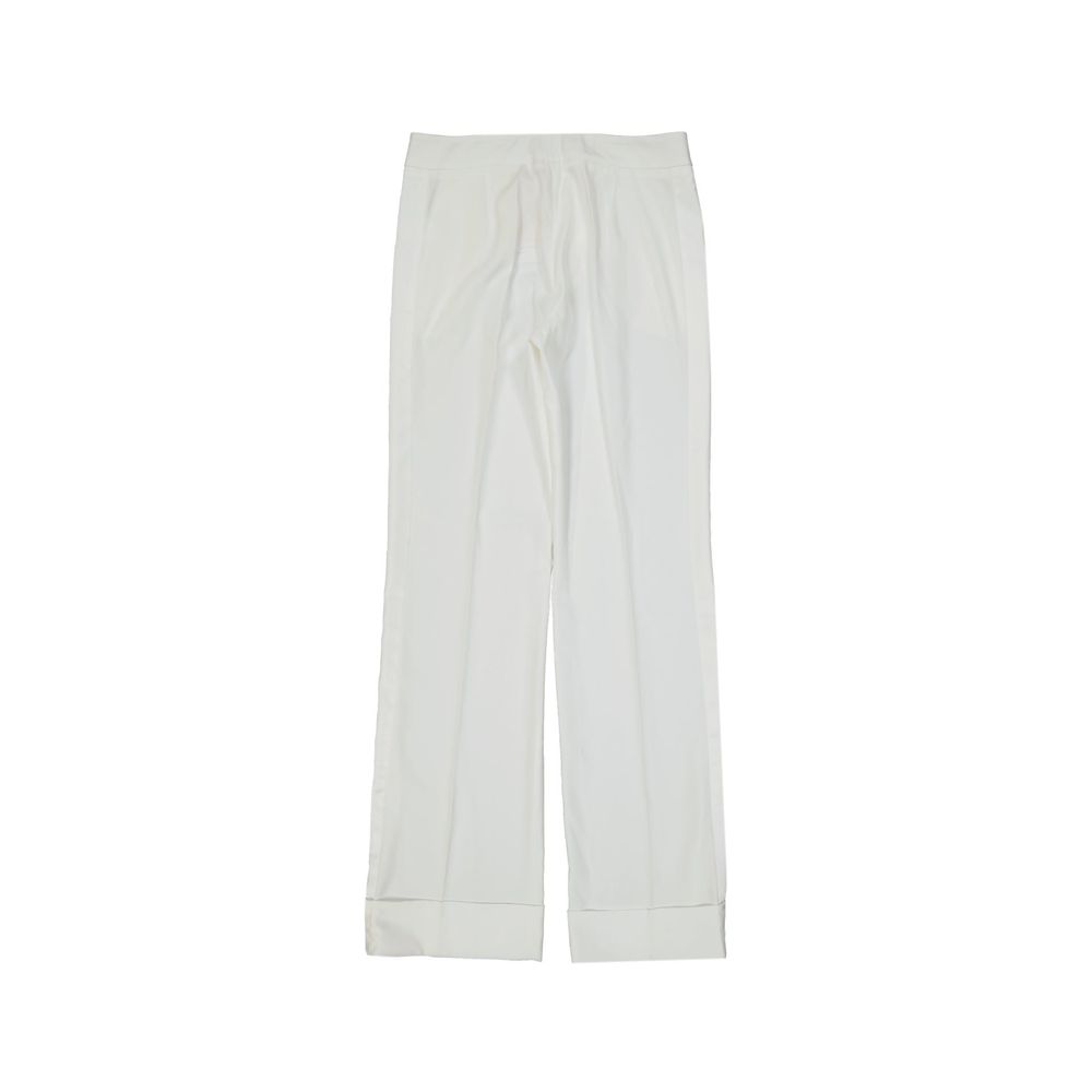 Pantalons Casual Blanc en Polyester pour Femmes - BLANCA VITA
