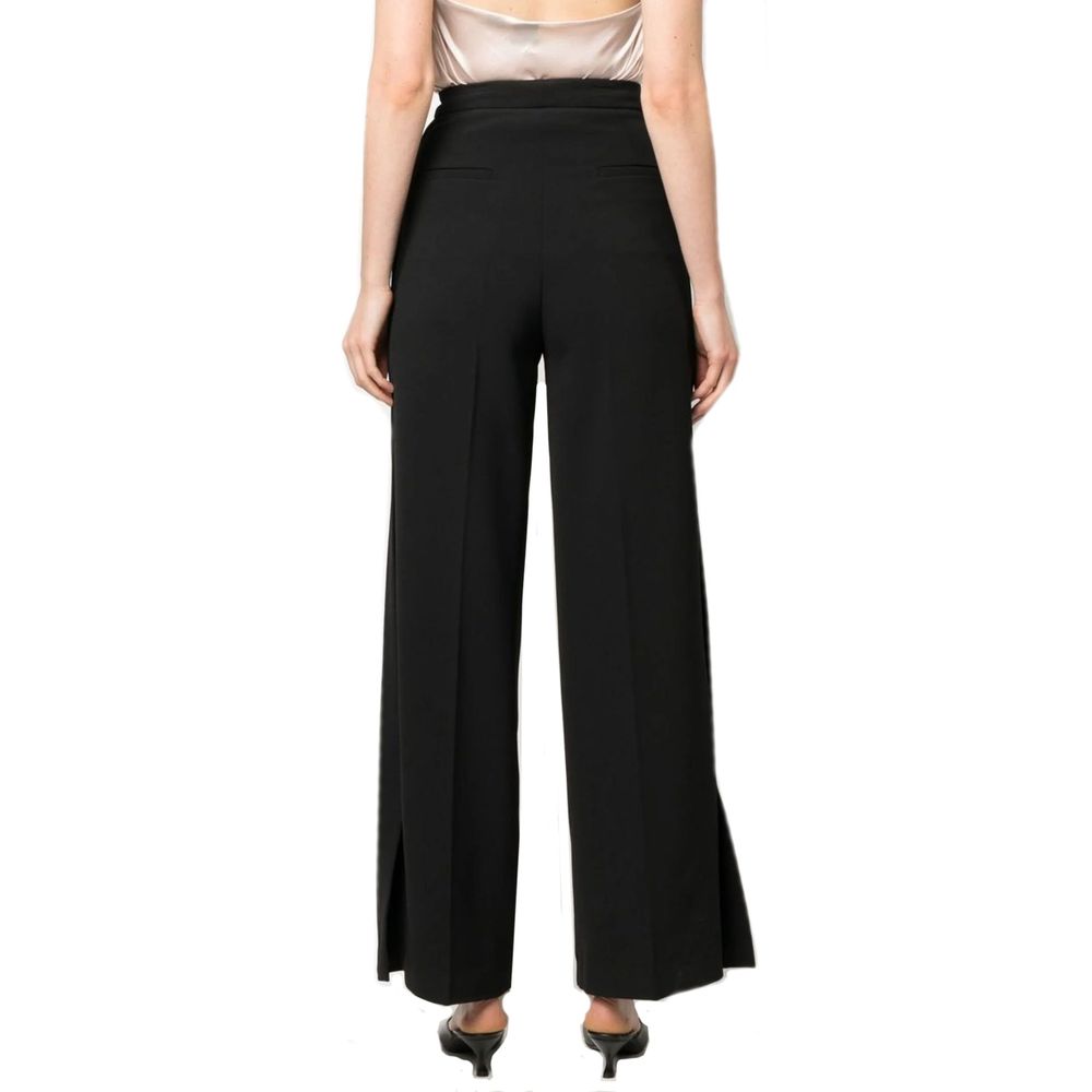 Pantalons Casual Noirs en Élastane pour Femmes - BLANCA VITA