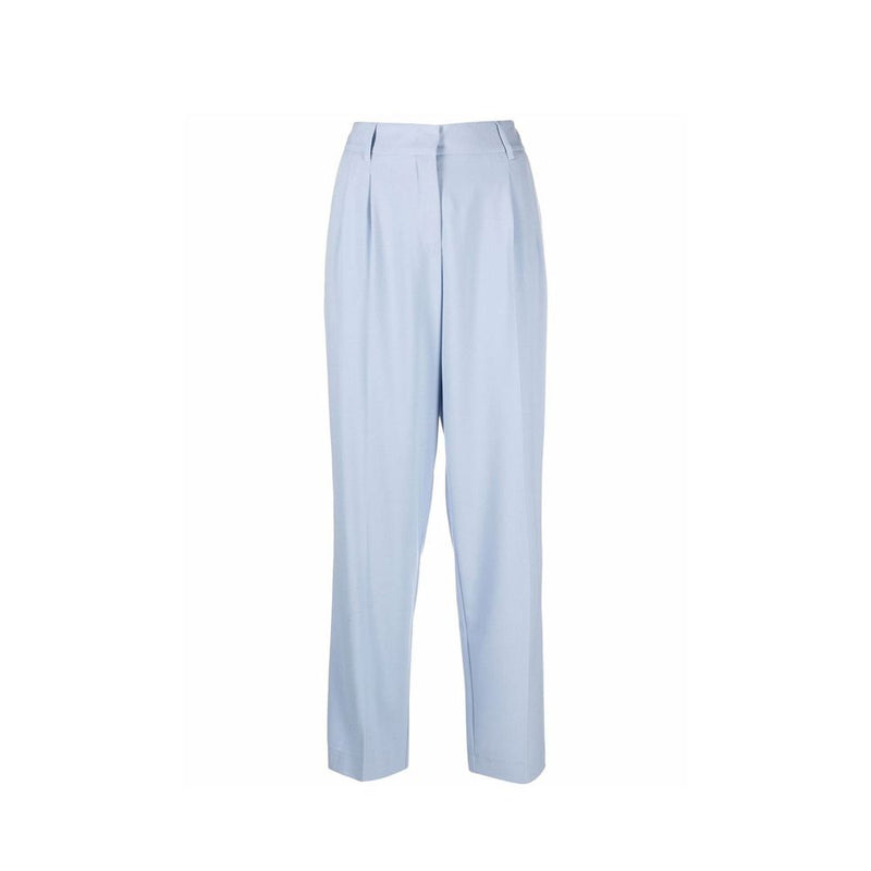 BLANCA VITA Pantalon de Costume Élastique Bleu pour Femmes