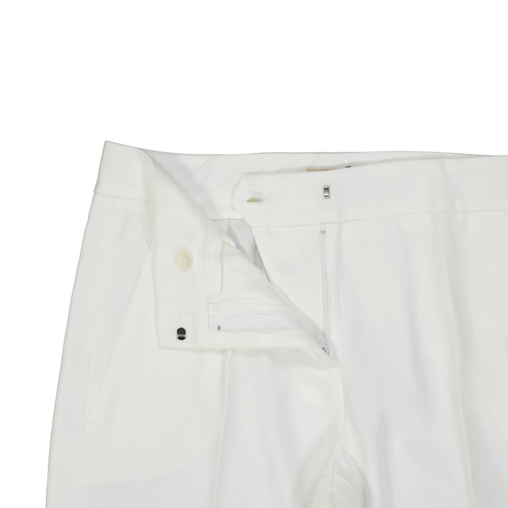 Pantalons Casual Blanc en Polyester pour Femmes - BLANCA VITA