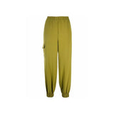 Pantalon Cargo Bicolore en Élasthanne pour Femme - BLANCA VITA