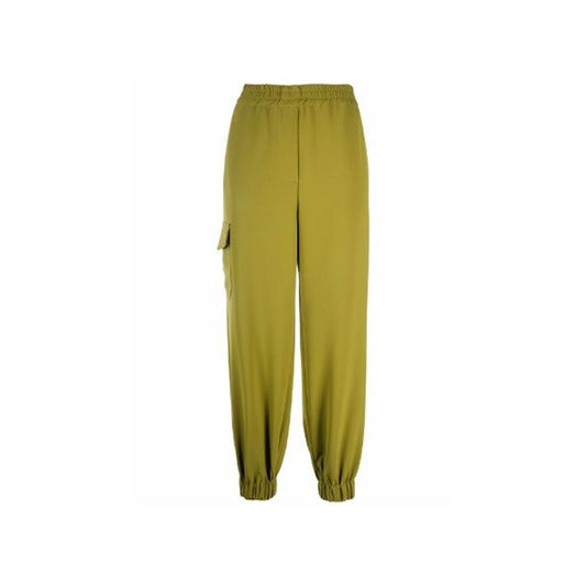 Pantalon Cargo Bicolore en Élasthanne pour Femme - BLANCA VITA