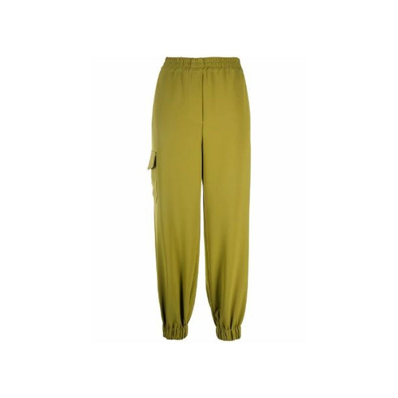 Pantalon Cargo Bicolore en Élasthanne pour Femme - BLANCA VITA
