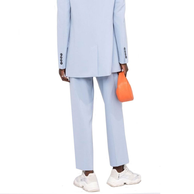BLANCA VITA Pantalon de Costume Élastique Bleu pour Femmes