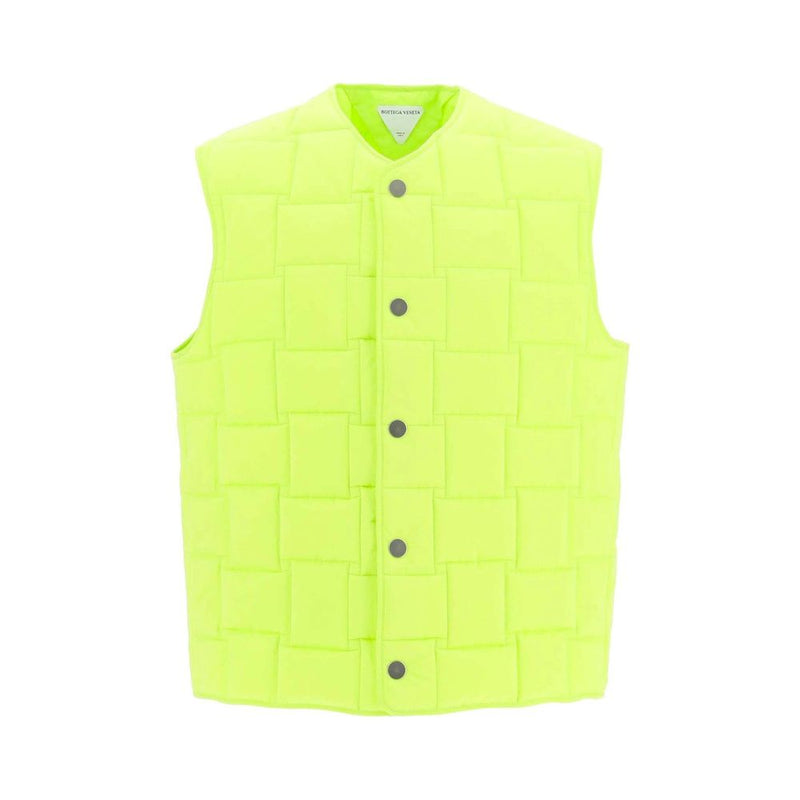 Veste sans manches bicolore en polyamide Bottega Veneta