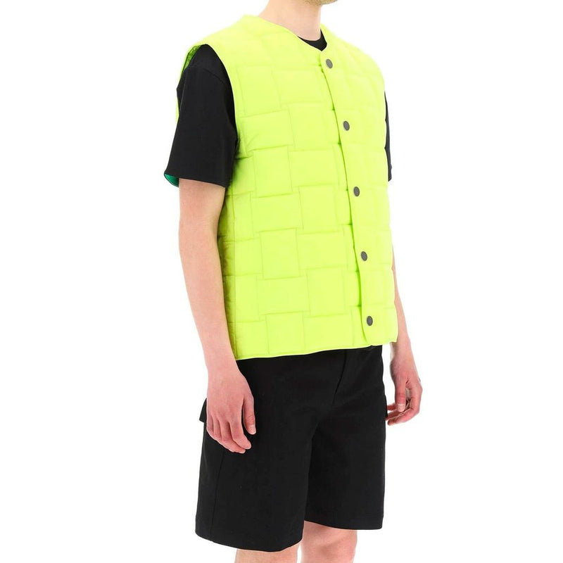 Veste sans manches bicolore en polyamide Bottega Veneta