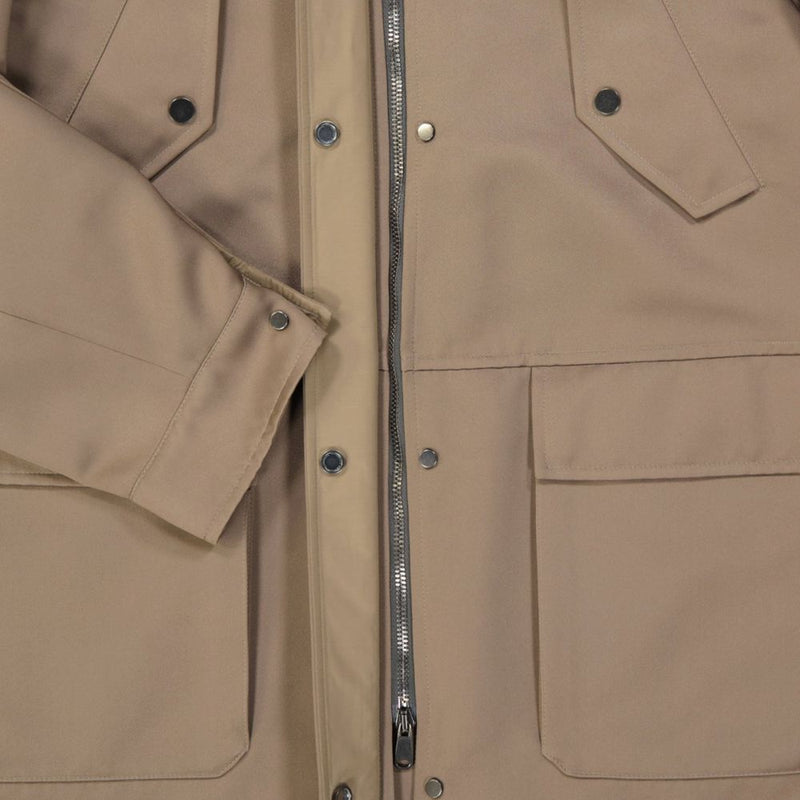 Brunello Cucinelli Brown Polyester Parka - Élégance et Confort