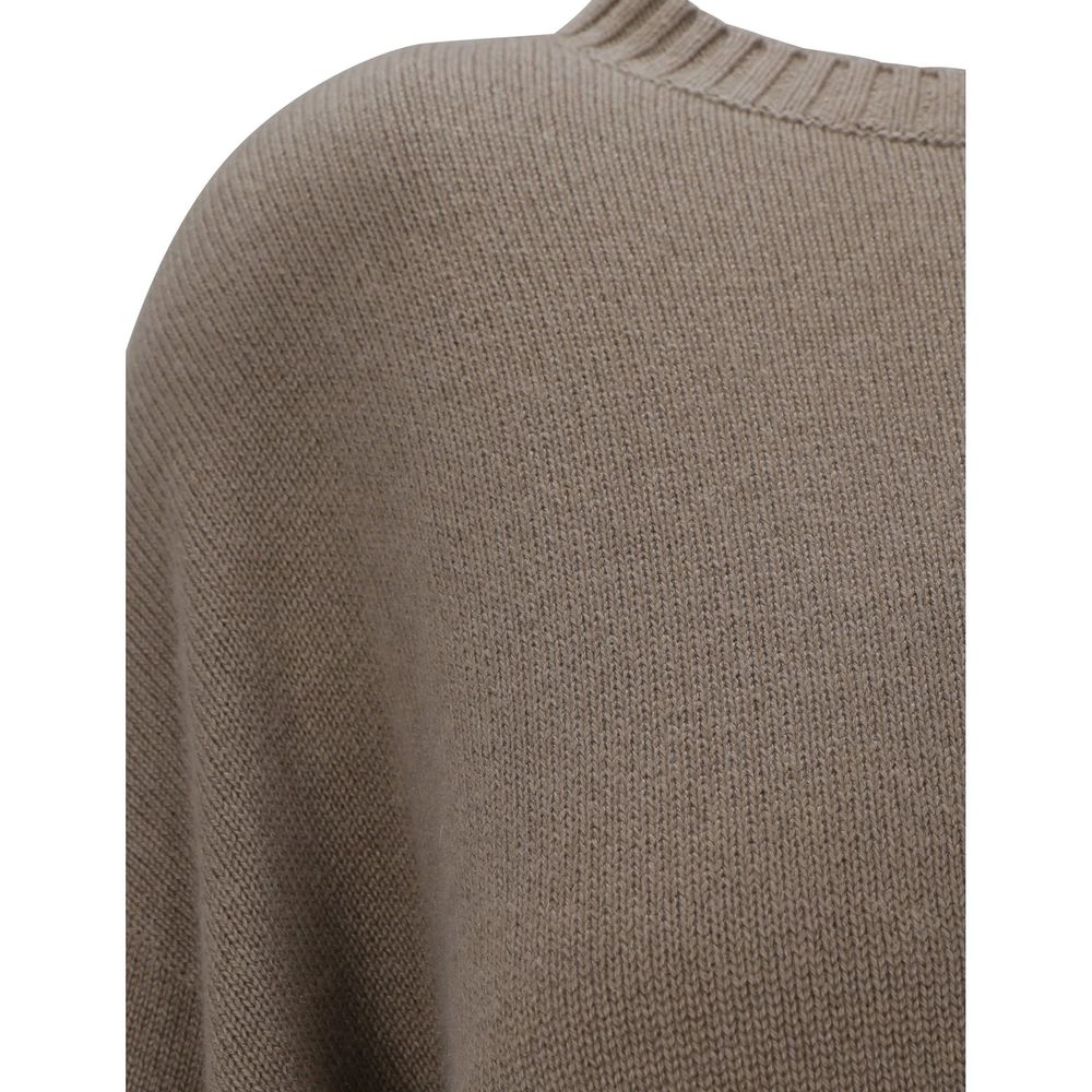 Brunello Cucinelli Beige Cashmere Sweater for Women - Luxurious Comfort