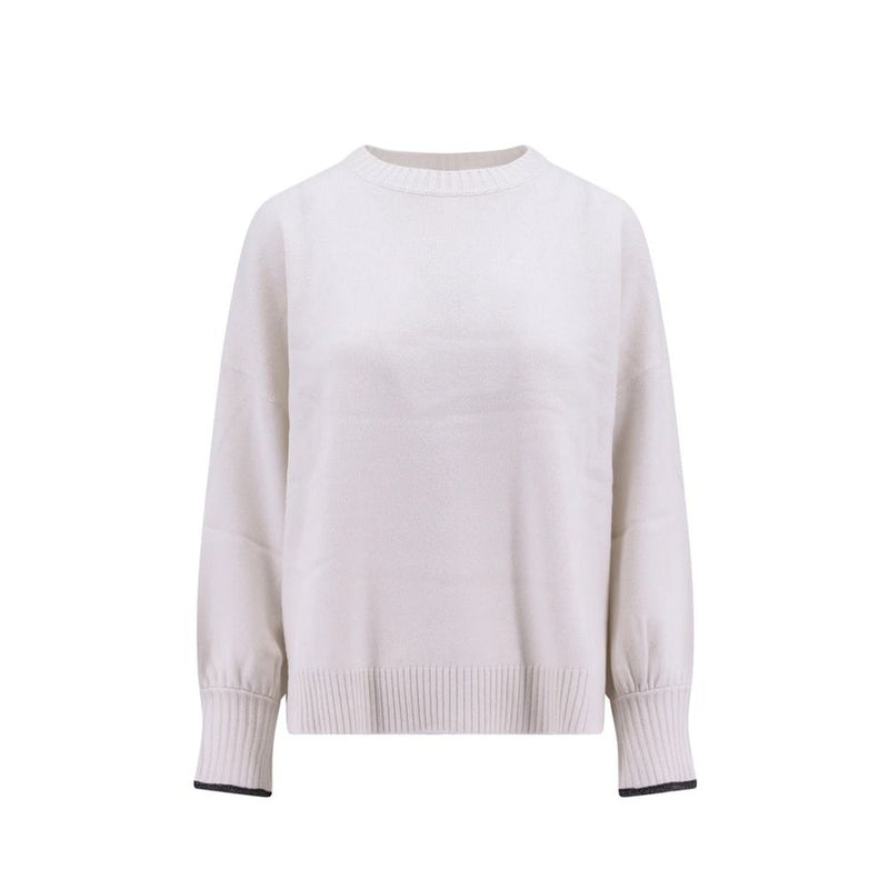 Brunello Cucinelli Women’s White Cashmere Sweater