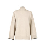 Brunello Cucinelli Pull en Cachemire Beige pour Femme