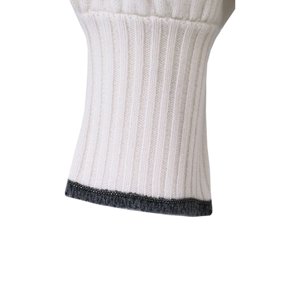 Brunello Cucinelli Women’s White Cashmere Sweater