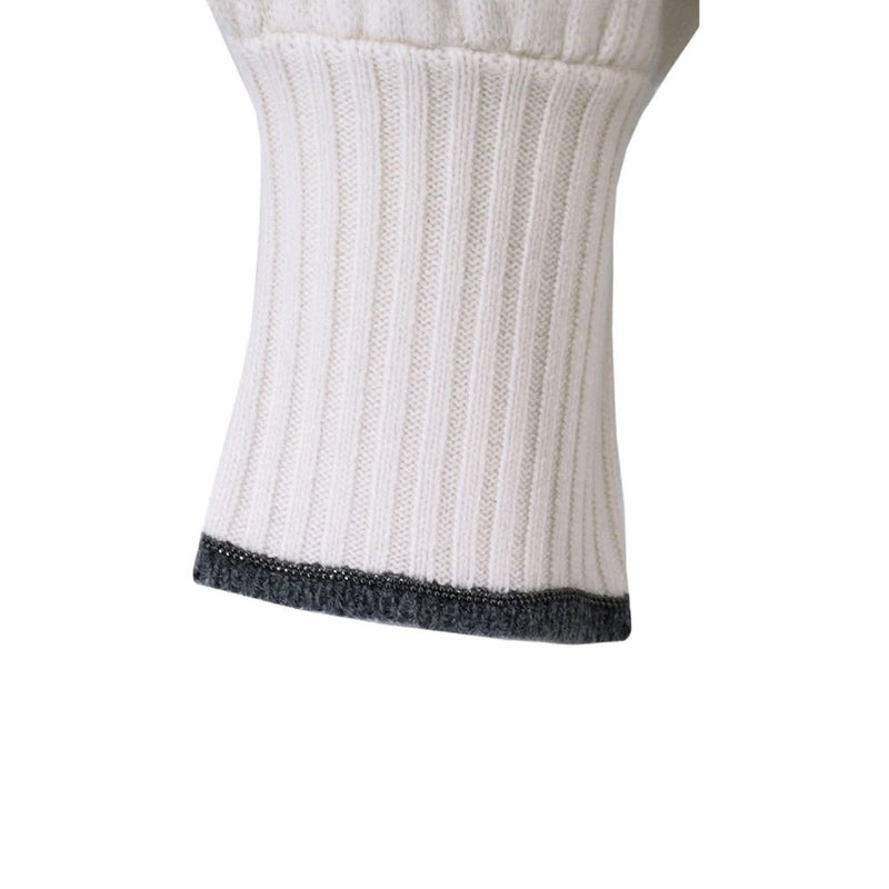 Brunello Cucinelli Women’s White Cashmere Sweater