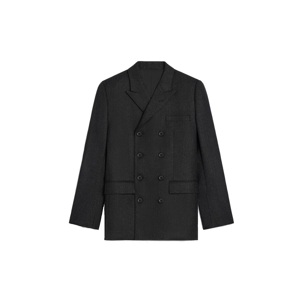 Celine Grijze Wollen Blazer