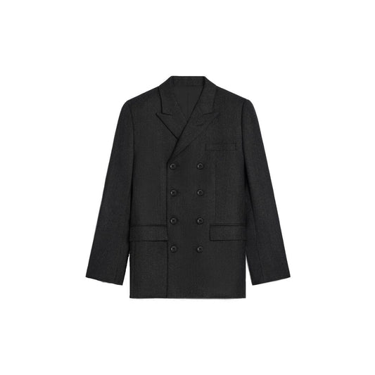 Blazer en laine grise Céline