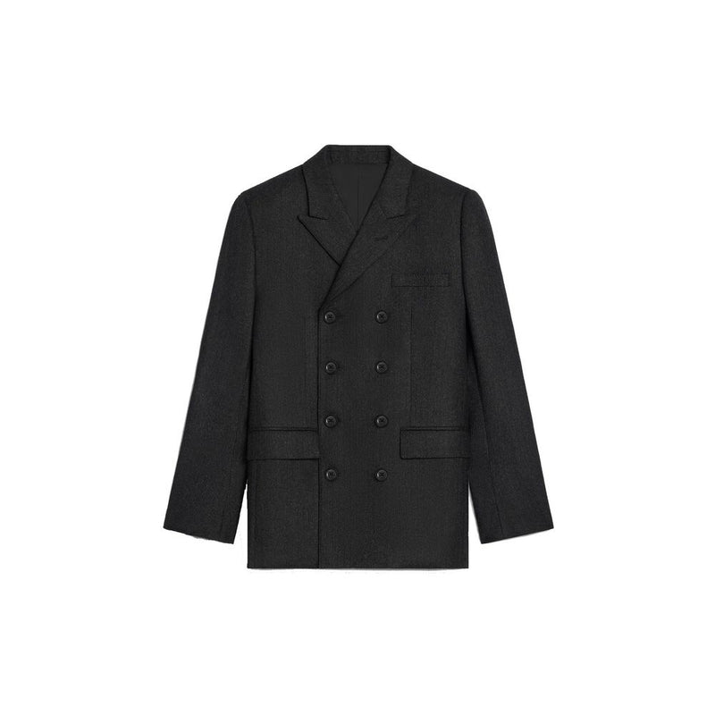Blazer en laine grise Céline
