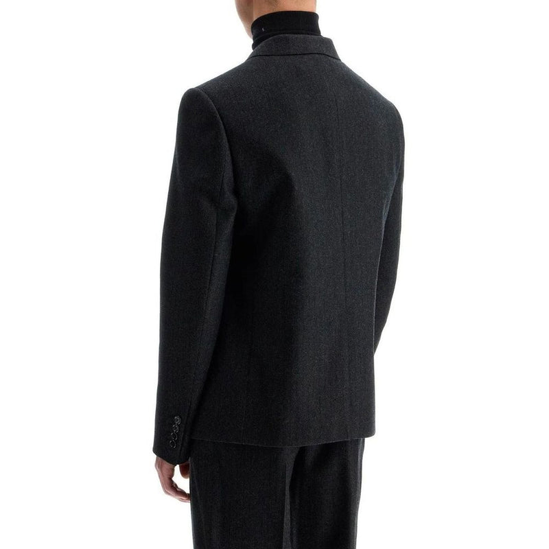 Blazer en laine grise Céline