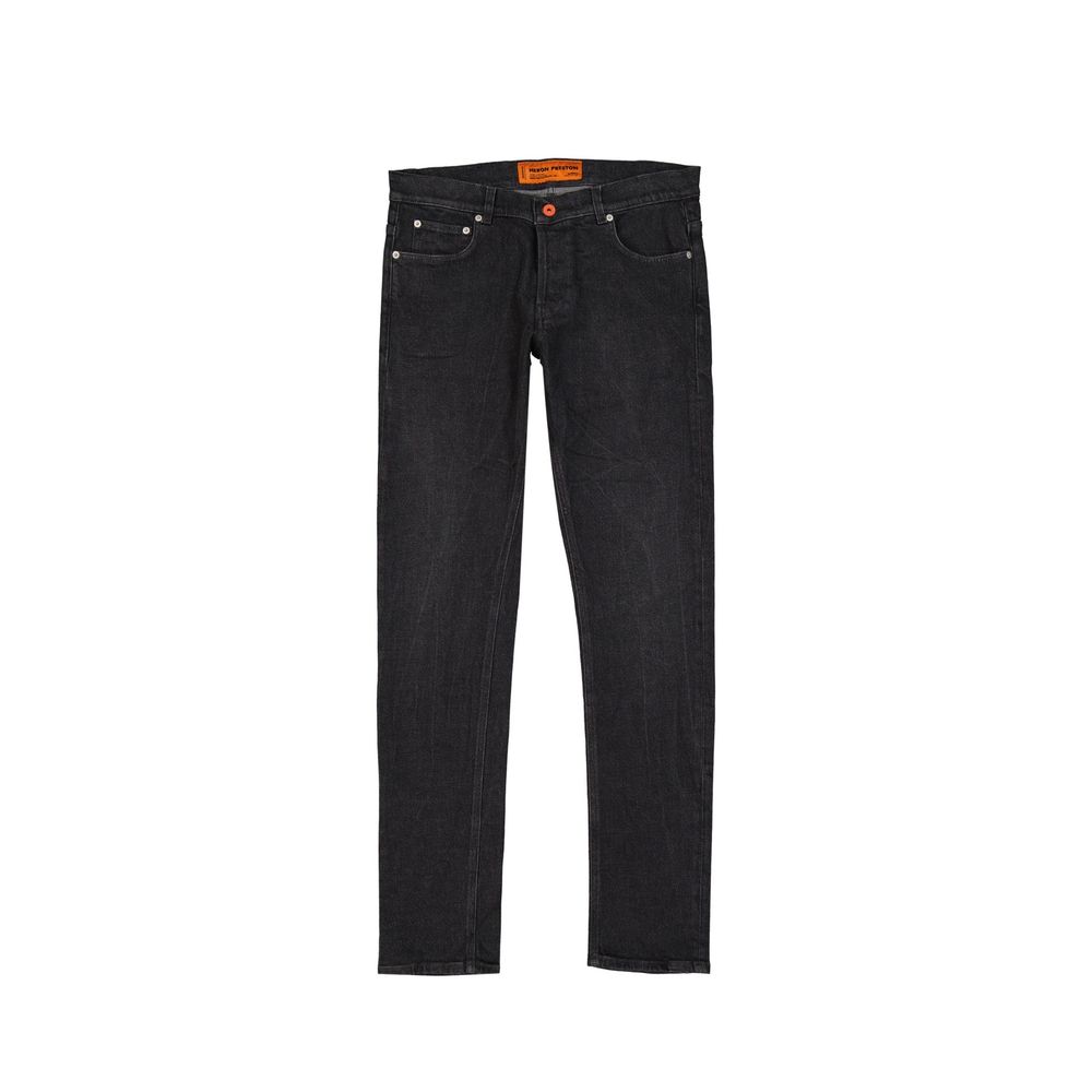 Heron Preston Jeans Slim Fit Noir en Coton pour Homme