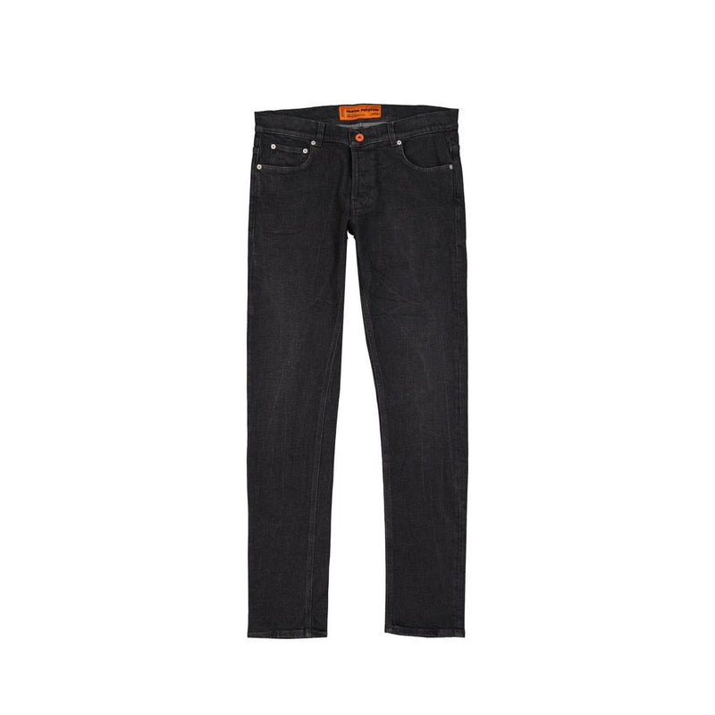 Heron Preston Zwarte Katoenen Slim Fit Jeans