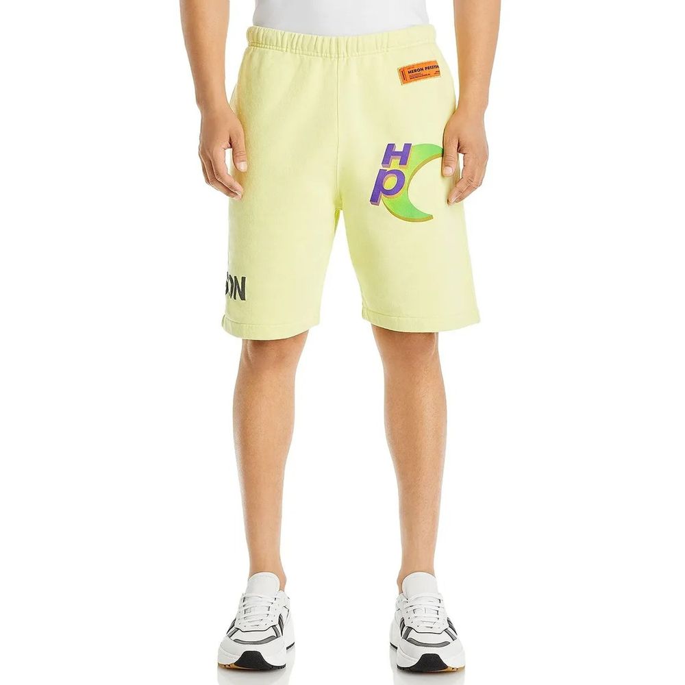 Heron Preston Bicolor Cotton Shorts pour Homme