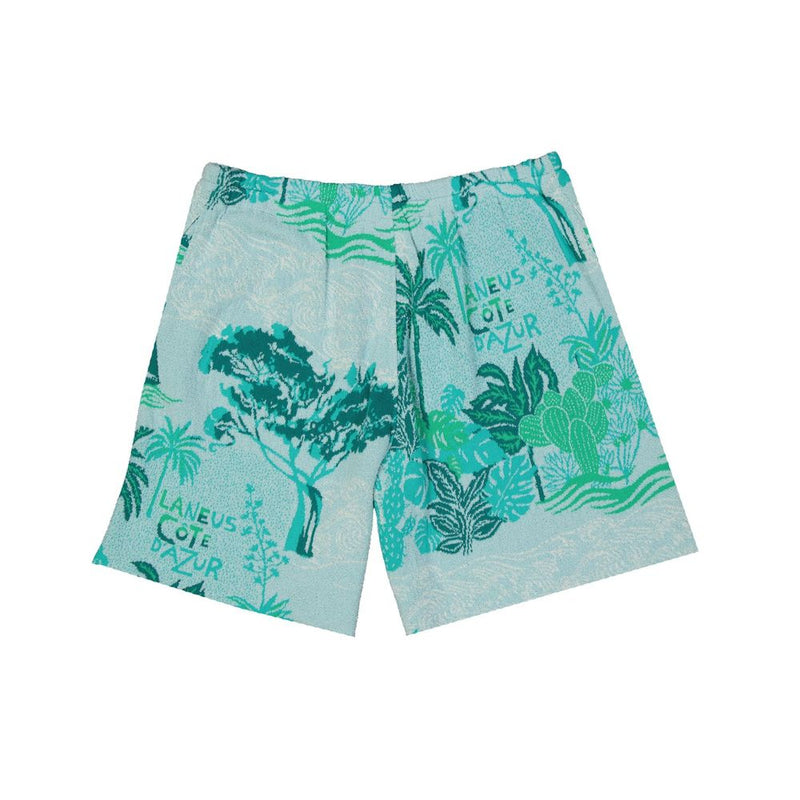 Laneus Bicolor Cotton Shorts for Men