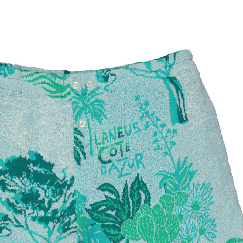 Laneus Bicolor Cotton Shorts for Men