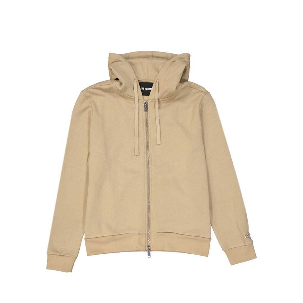 Les Hommes Beige Cotton Sweatshirt - Confort et Style