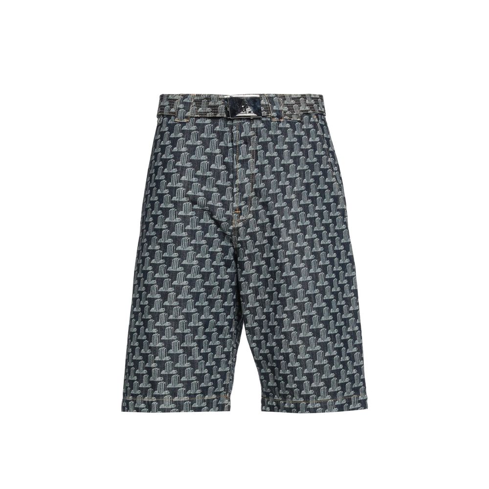 Shorts en Denim Bleu Lanvin pour Homme