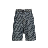 Shorts en Denim Bleu Lanvin pour Homme