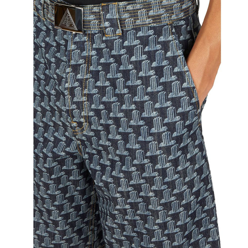 Lanvin blauwe denim shorts