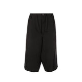 Maison Margiela Bermuda Shorts en Lin Noir pour Homme
