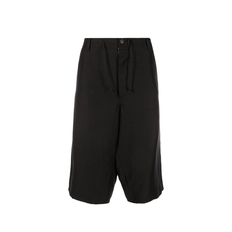 Maison Margiela Zwarte Linnen Bermuda Shorts