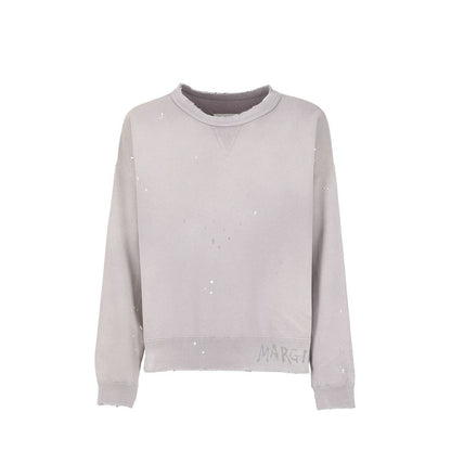 Maison Margiela Paarse Katoenen Sweatshirt