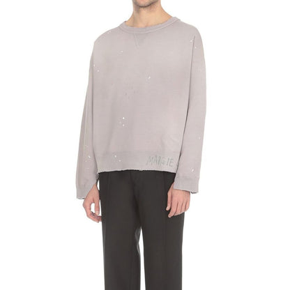 Maison Margiela Paarse Katoenen Sweatshirt