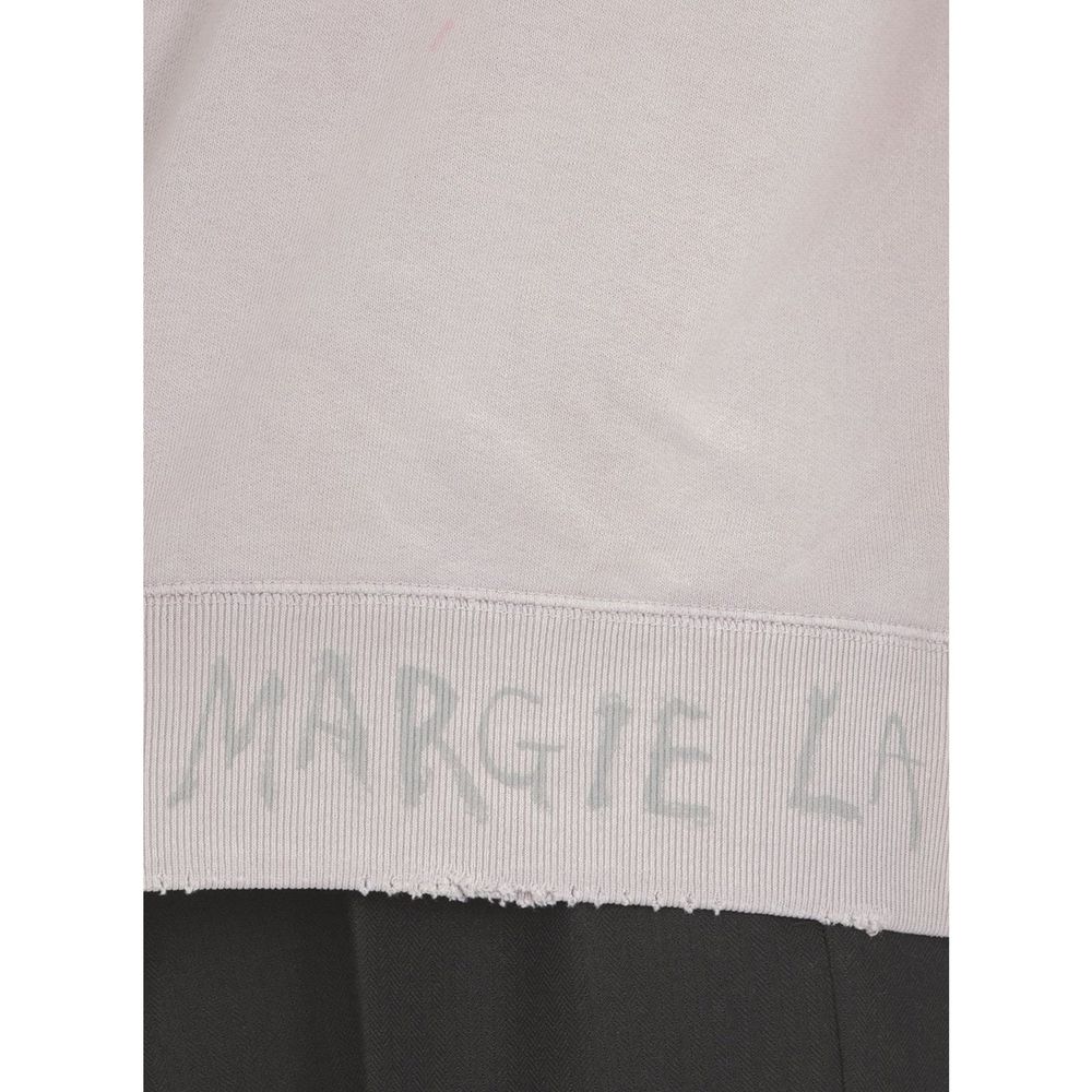 Maison Margiela Paarse Katoenen Sweatshirt