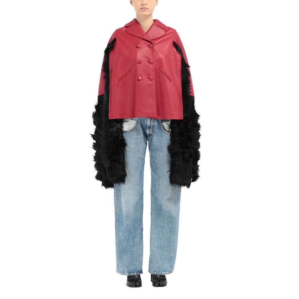 Maison Margiela Multicolor Leather Cloaks - Élégance et Style
