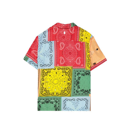Marcelo Burlon overhemd met veelkleurig viscosepatroon