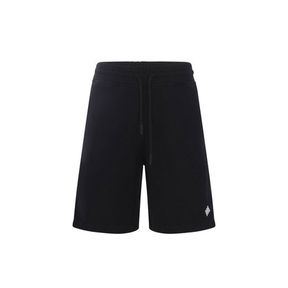 Marcelo Burlon zwarte katoenen shorts