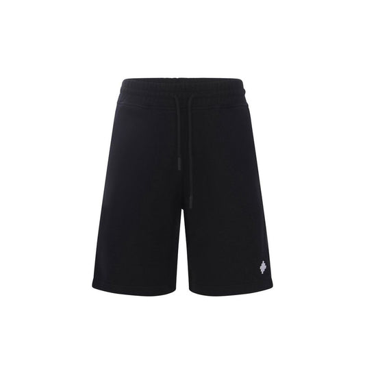 Marcelo Burlon Black Cotton Shorts for Men