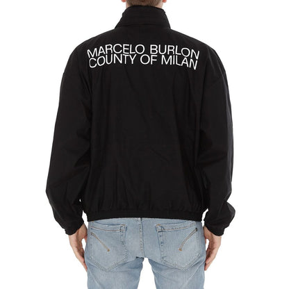 Marcelo Burlon zwarte katoenen bomberjack