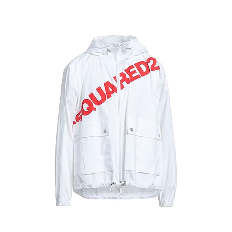 Dsquared² Wit Katoenen Shelljack