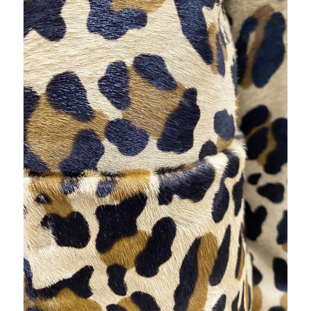 Dsquared² Brown Calfskin Coat - Élégance et Luxe