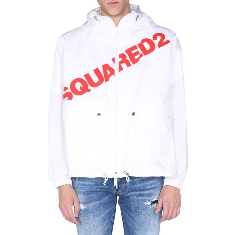 Dsquared² Wit Katoenen Shelljack