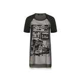 Robe Casual en Soie Noire Dsquared² pour Femmes
