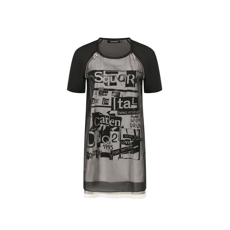 Dsquared² Black Silk Casual Dress for Women
