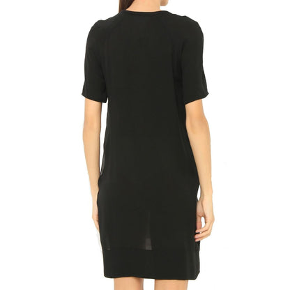 Dsquared² Black Silk Casual Dress
